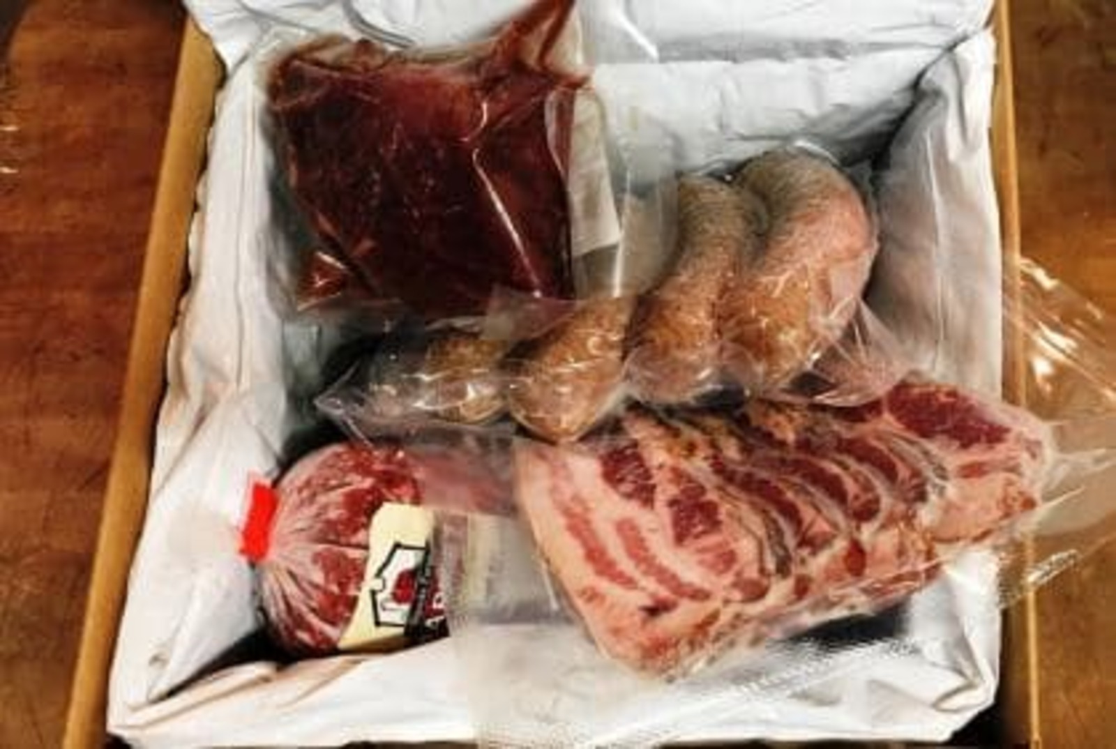 organic mixed meat package three quarters