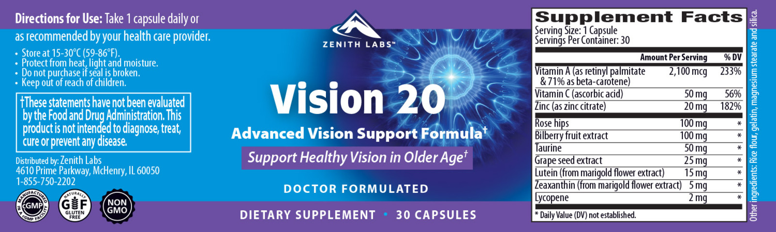 Vision 20 Supplement