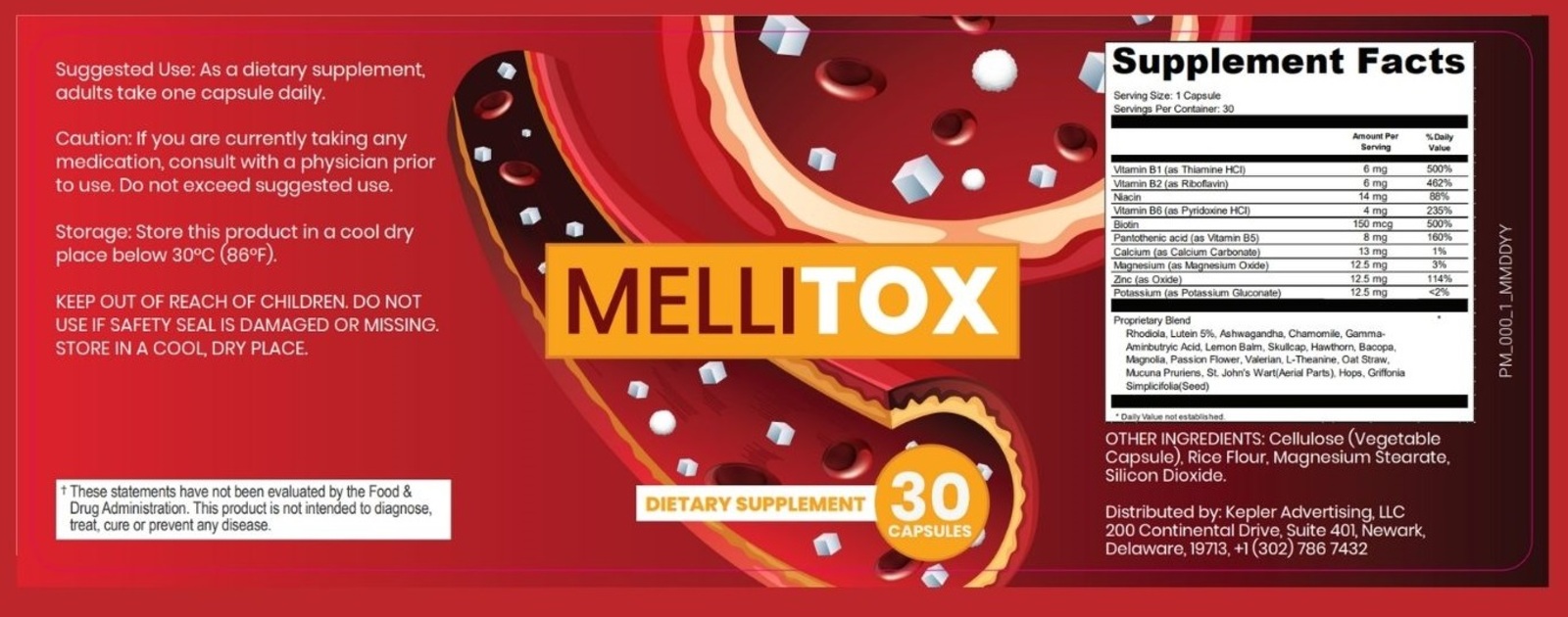 mellitox ingredients list