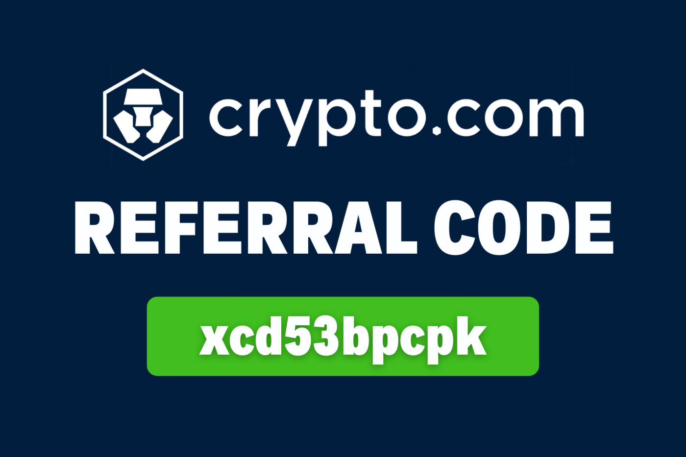 Crypto.com Referral Code: xcd53bpcpk (Unlocks Free $25 ...