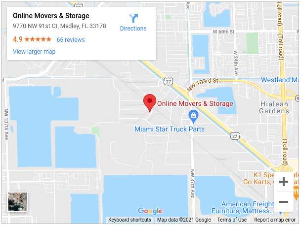 Online Movers & Storage