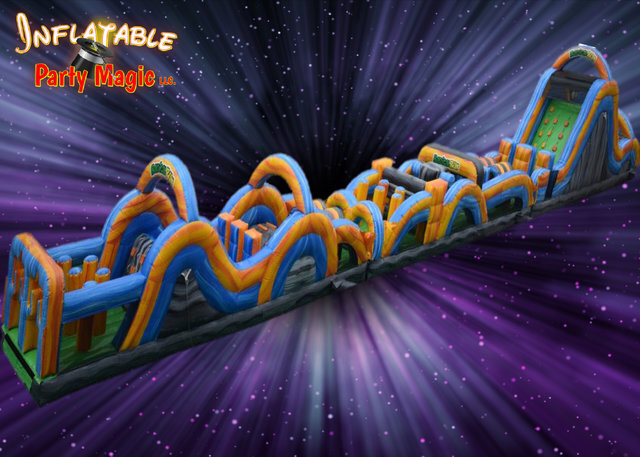 Inflatable Party Magic TX Obstacle Course