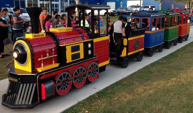 Bounce Houses R Us Unveils Festive Trackless Train For Holiday Parties