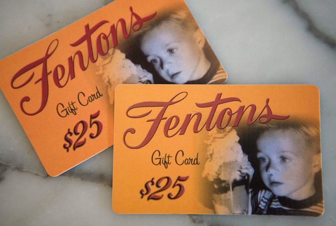 Fentons Creamery Announces Holiday Gift Cards