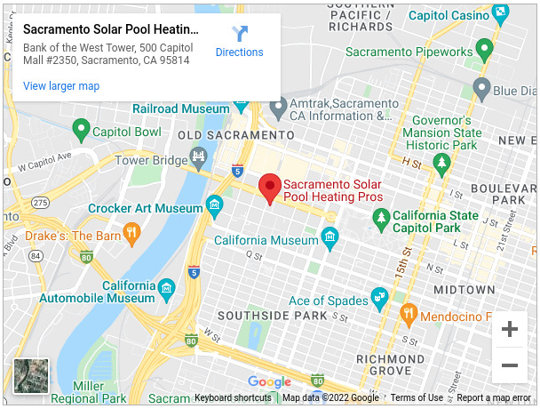 Sacramento Solar Pool Heater Pros