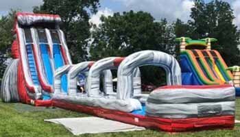 3 Monkeys Inflatables offers bounce house rentals, inflatables, and party rental equipment for graduation parties, corporate, community, college, school, and church events.