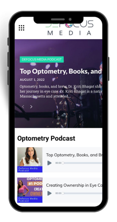 Defocus Media The online platform has become the go-to resource for practitioners and anyone interested in more about optometry and eye care.