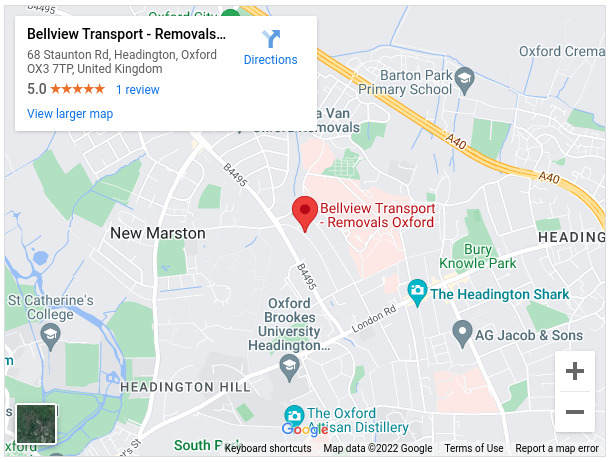 Bellview Transport - Removals Oxford