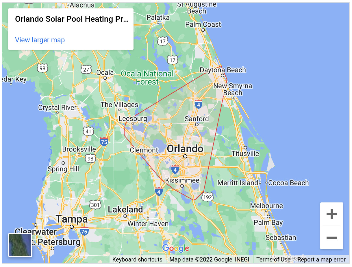 Orlando solar pool heating professionals