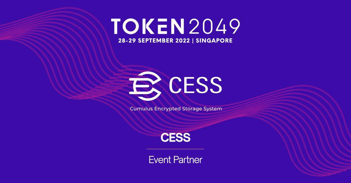 CESS Highlights Decentralized Cloud-Based Data Storage Solutions for Web3 at TOKEN2049 in Singapore