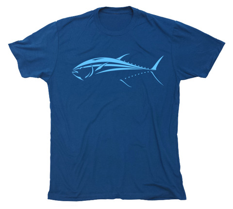 Bluefin Tuna T-Shirt - Blue Saltwater Fishing Shirt