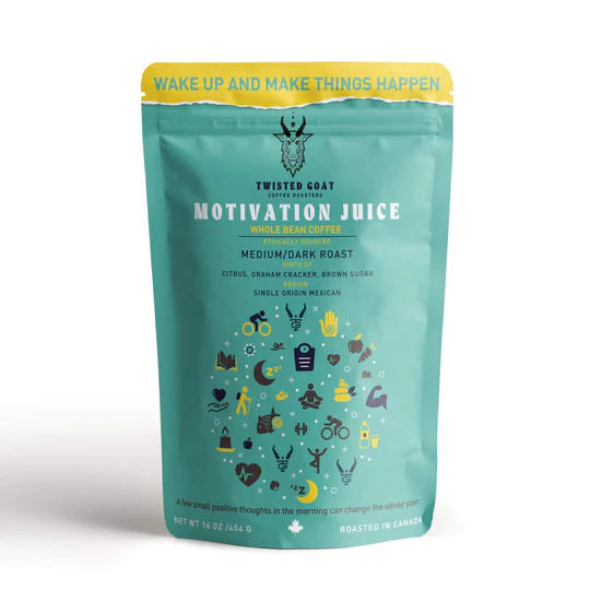 MOTIVATION JUICE - MEDIUM-DARK ROAST COFFEE BEANS