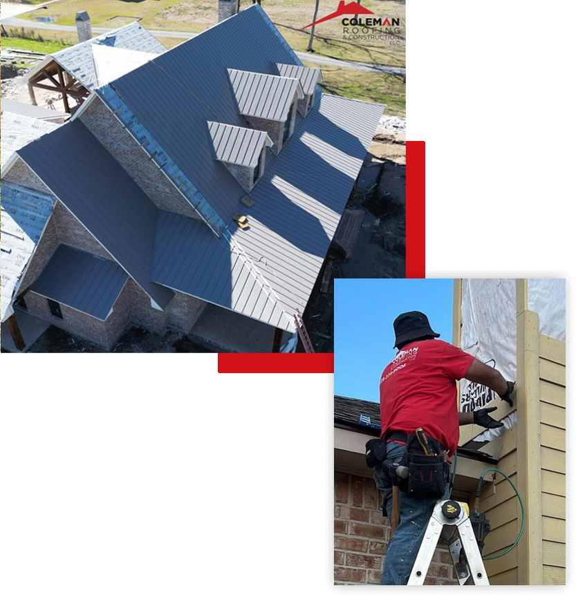 Coleman Roofing & Construction LLC, based in Lafayette, LA, offers residential and commercial roofing services.