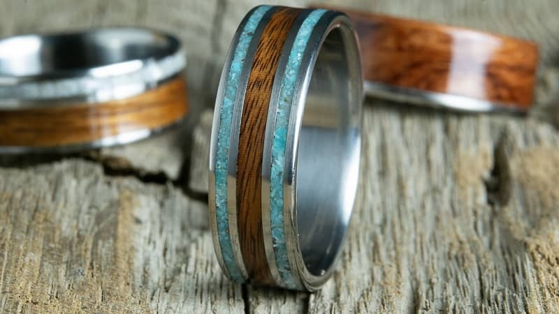 Peacefield Titanium  With more than a decade’s experience in making custom wedding bands