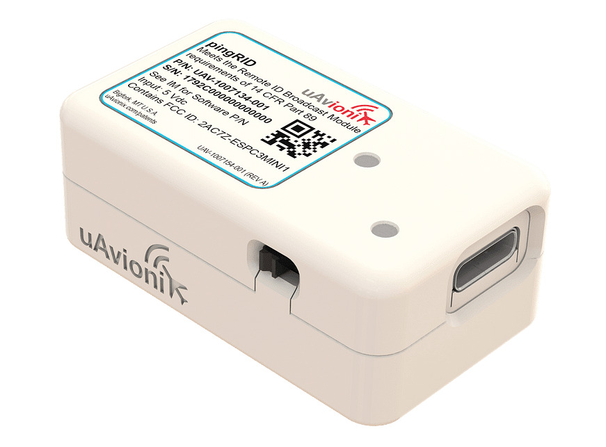 uAvionix pingRID broadcast module