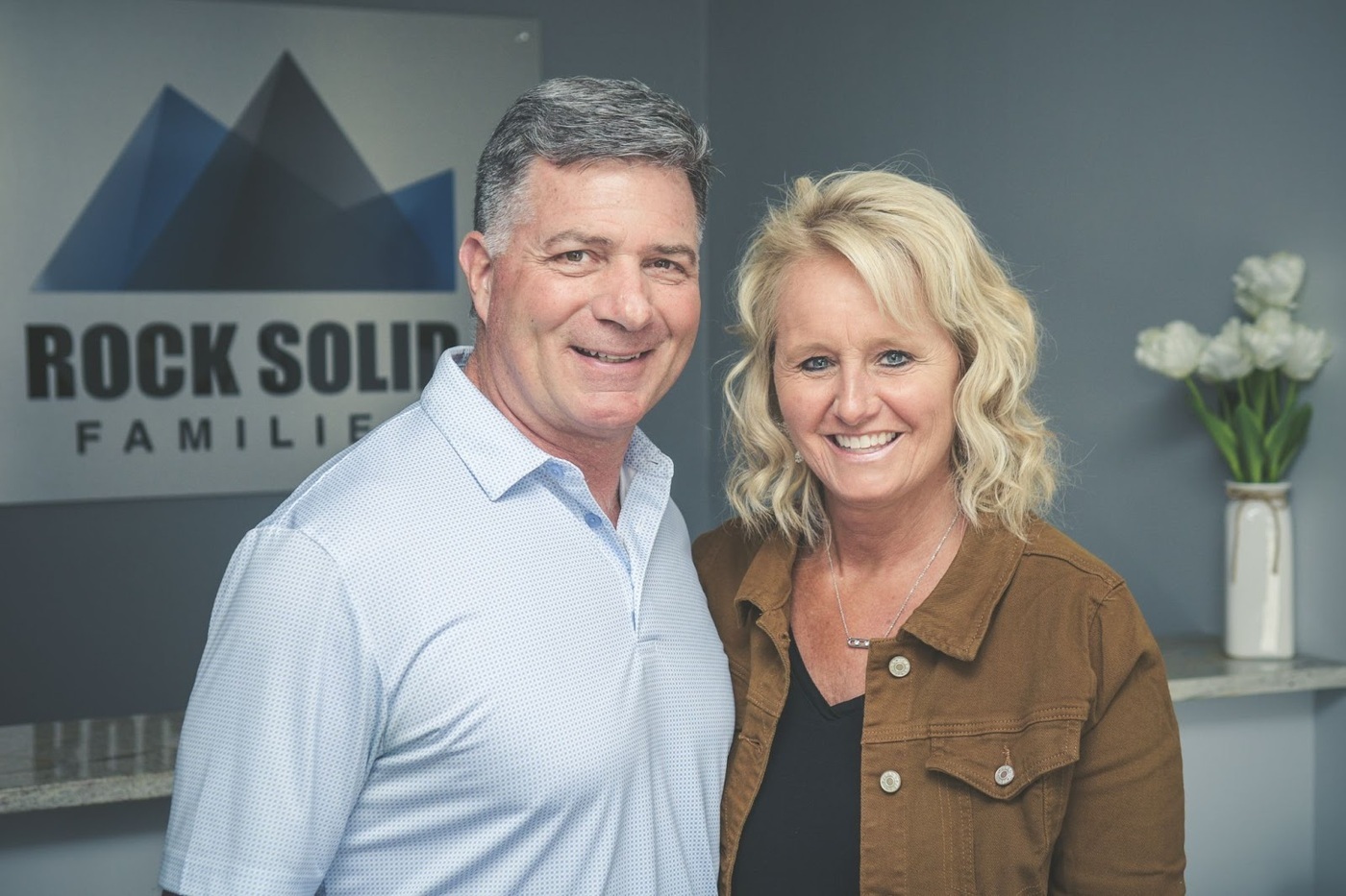 Headshot of Merrill and Linda Hutchinson, co-hosts of Rock Solid Families Podcast