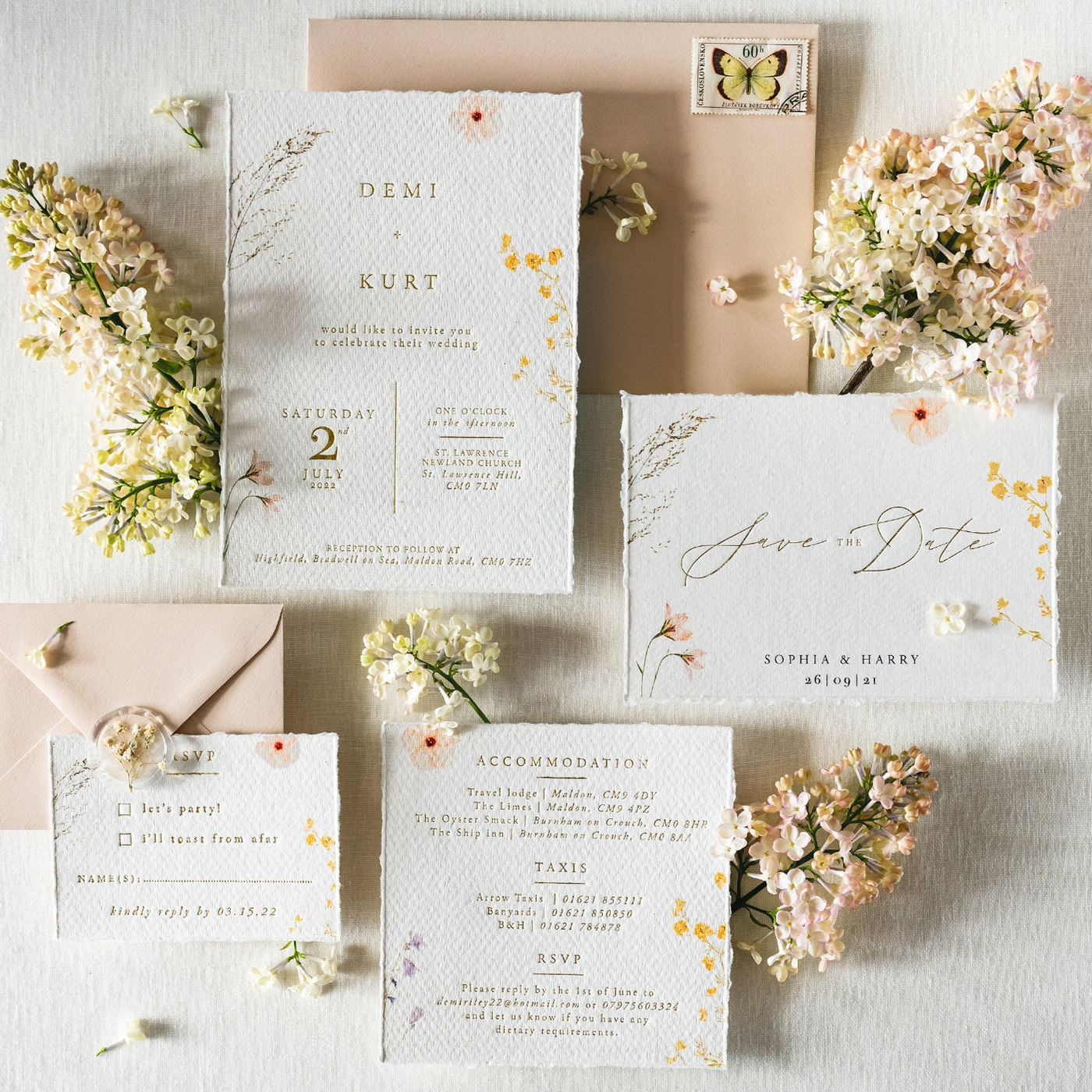 Floral Wedding Invitations