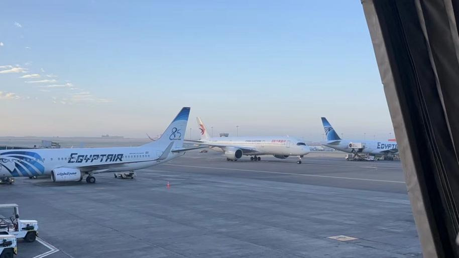 China Eastern Airlines launches direct flight route between Shanghai and Cairo