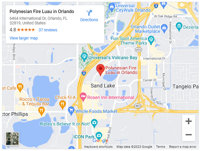 Polynesian Fire Luau in Orlando