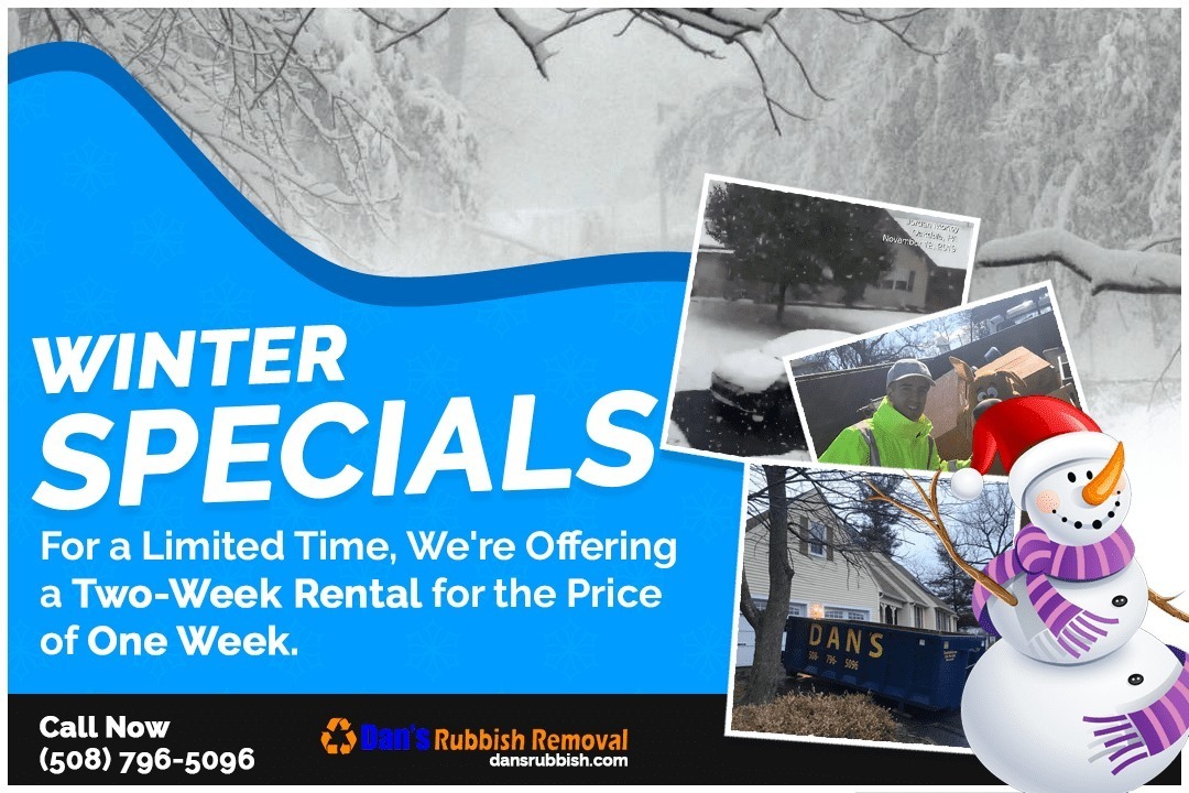 Worcester Massachusetts Dumpster Rental Company, Dan's Rubbish & Dumpster Rentals is a local family and Veteran owned business with a 5 Star Google Rating dedicated to providing quality service to homeowners and business owners throughout Central and MetroWest Massachusetts.