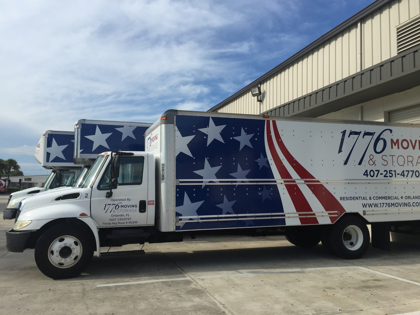1776 Moving and Storage is a full-service moving company based in Orlando, FL, offering a wide range of services to meet various moving needs.