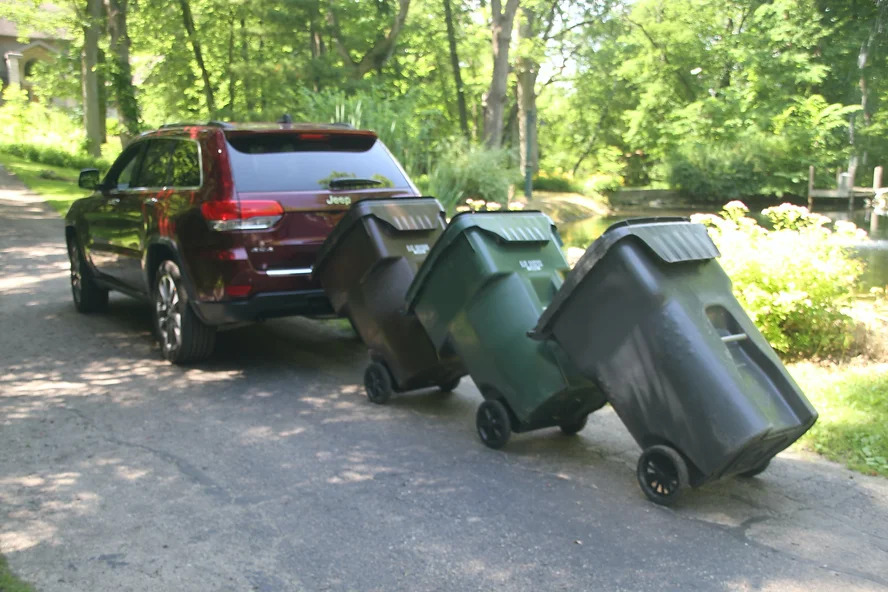 Garbage Commander offers innovative solutions for garbage can hauling, securing, and deodorizing.