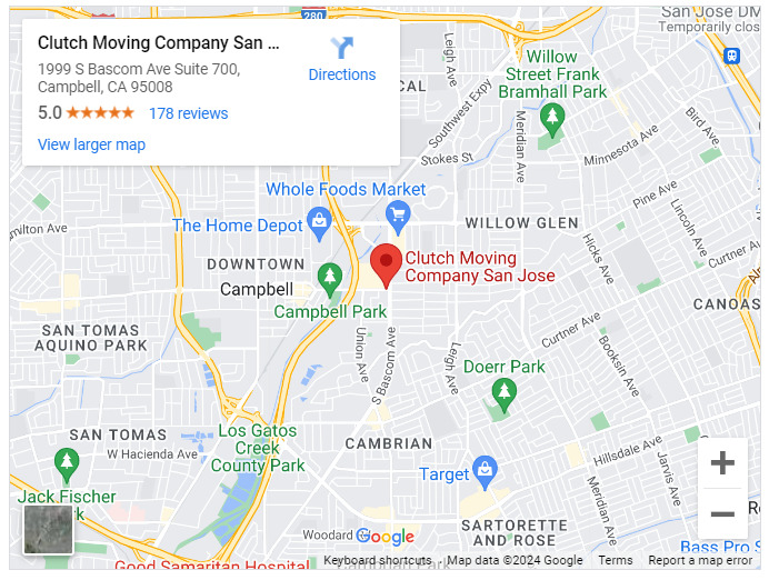 Clutch Moving Company San Jose