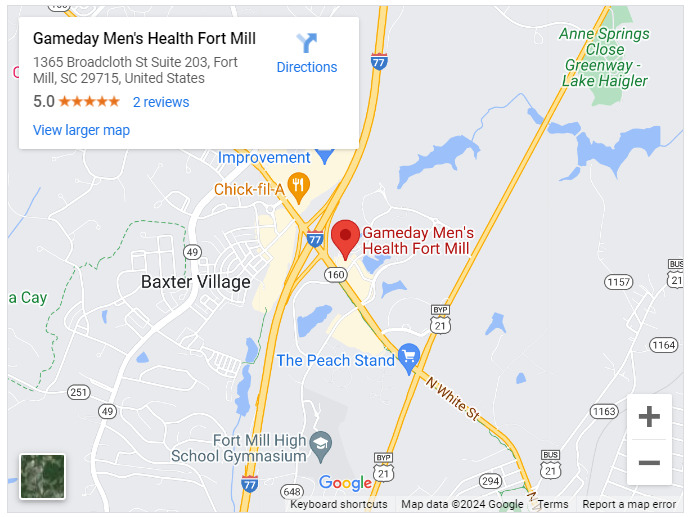 Gameday Men's Health Fort Mill