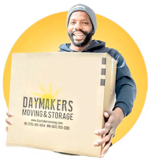 Daymakers Moving & Storage is the leading moving company for Twin Cities Metro, Western Wisconsin, and Chippewa Valley areas.