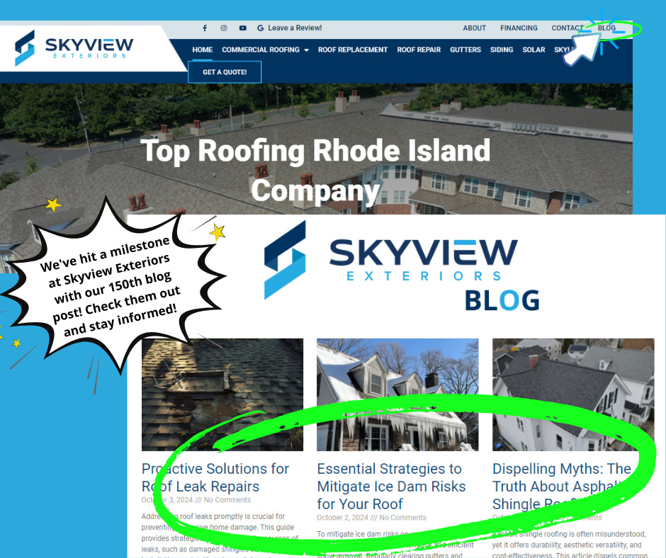 Skyview Exteriors, based in Providence, RI, is a premier roofing contractor providing top-notch roofing solutions, including repairs, installations, skylight installations, and commercial projects.