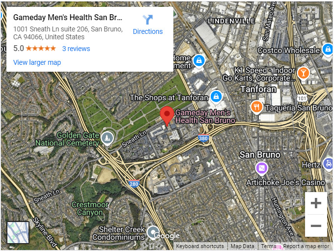 Gameday Men's Health San Bruno