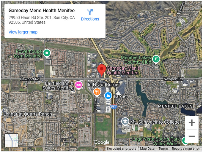 Gameday Men's Health Menifee