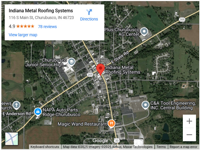 Indiana Metal Roofing Systems