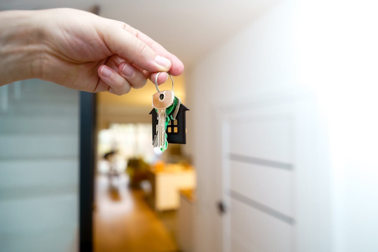 Real Estate Agent Holding New Home Keys