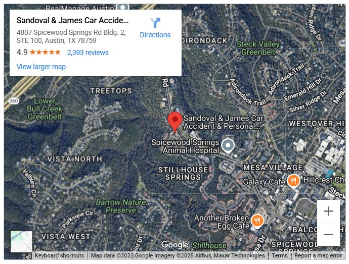 Sandoval & James Car Accident & Personal Injury Lawyers Austin
