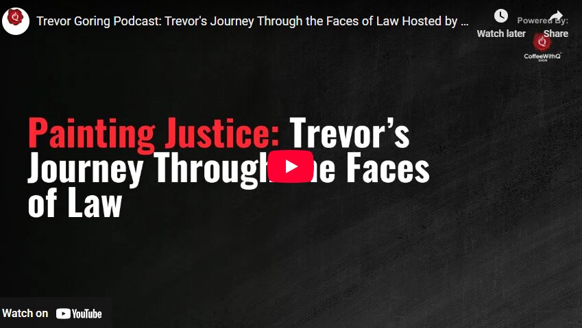 Coffee With Q: Host Rene Perras Interviews Trevor Goring on His Mission to Restore Trial Lawyers’ Reputation Through Visual Art