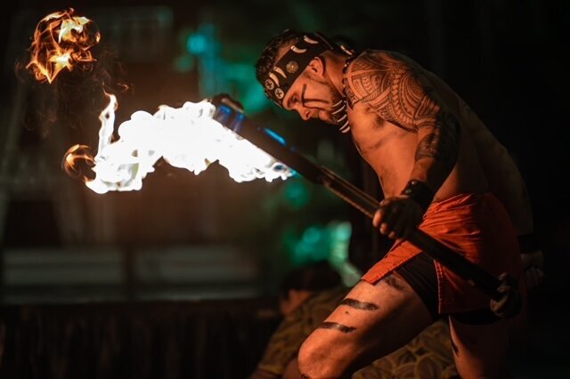 Polynesian Fire Luau is Central Florida’s premier luau and Polynesian dinner show, delivering the energy, rhythm, and artistry of the Pacific Islands through live music, authentic dance, and Samoan fireknife performances.