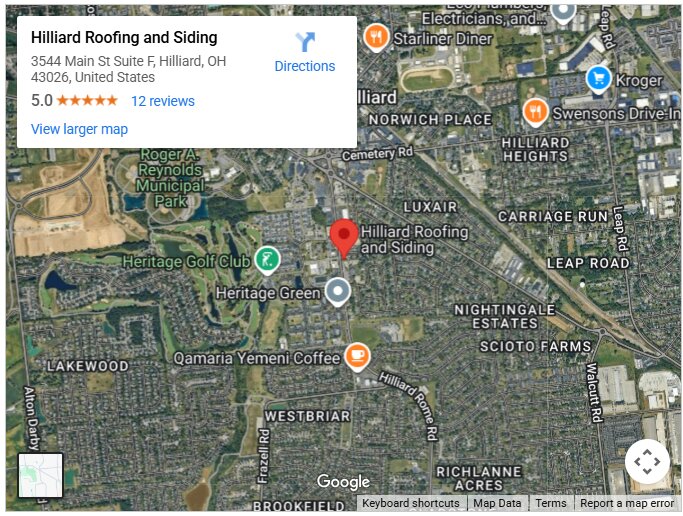 Hilliard Roofing and Siding