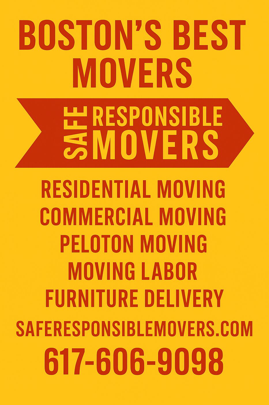 Safe Responsible Movers is a Boston-based moving company serving all of Massachusetts.