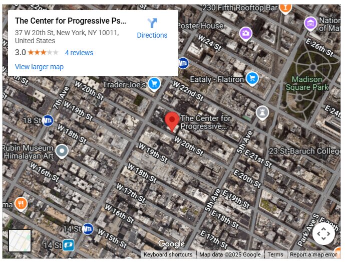 The Center for Progressive Psychotherapy