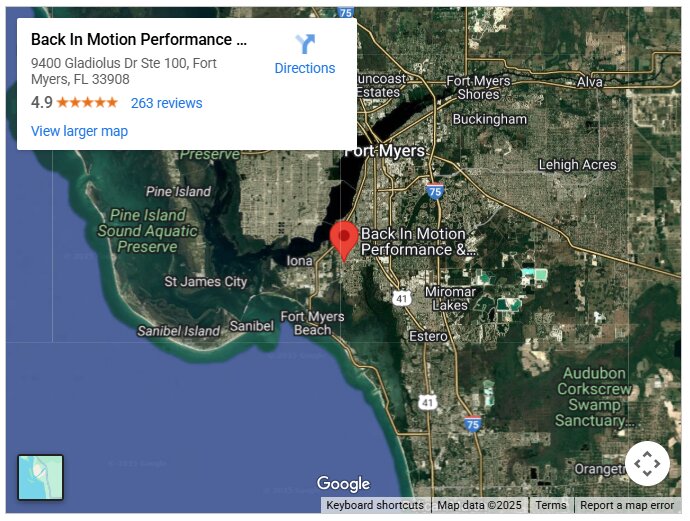 Back In Motion Performance & Physical Therapy Fort Myers FL
