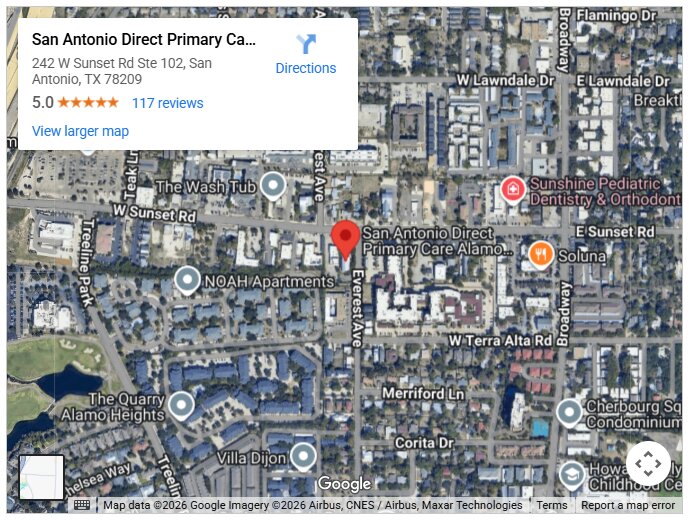 San Antonio Direct Primary Care Alamo Heights - Dr. Manuel Vogt