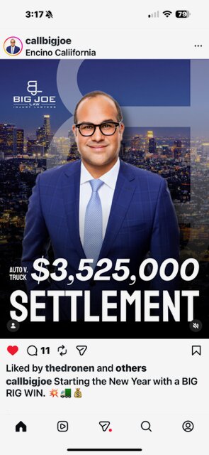 Big Joe Law’s truck accident lawyers represent individuals who have been seriously injured in trucking accidents and catastrophic injury cases throughout California.