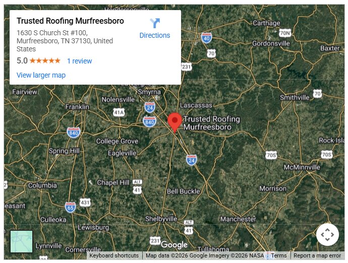 Trusted Roofing Murfreesboro