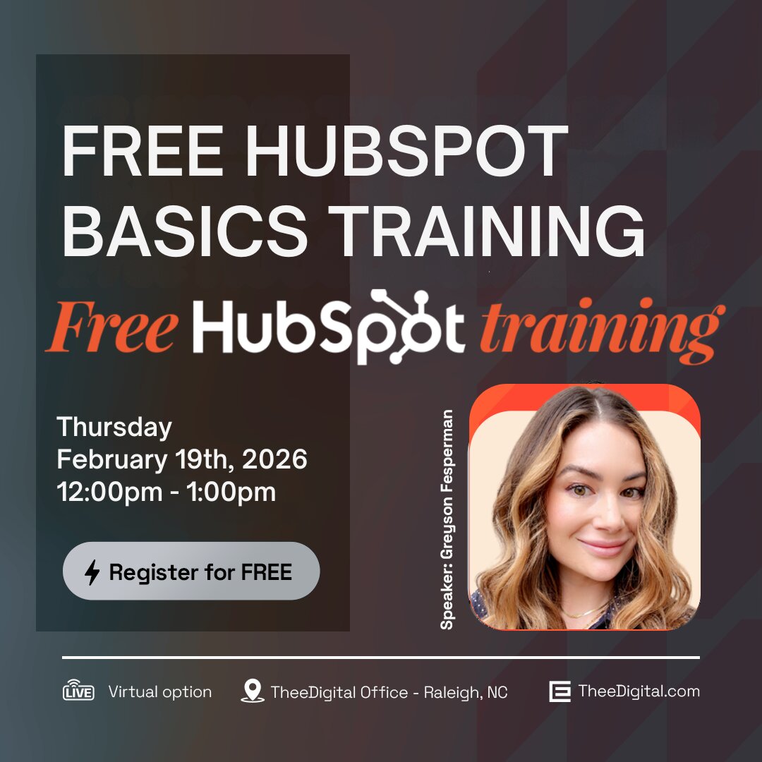 TheeDigital is a Raleigh-based digital marketing agency providing web design, SEO, paid media, and HubSpot services for growing businesses.