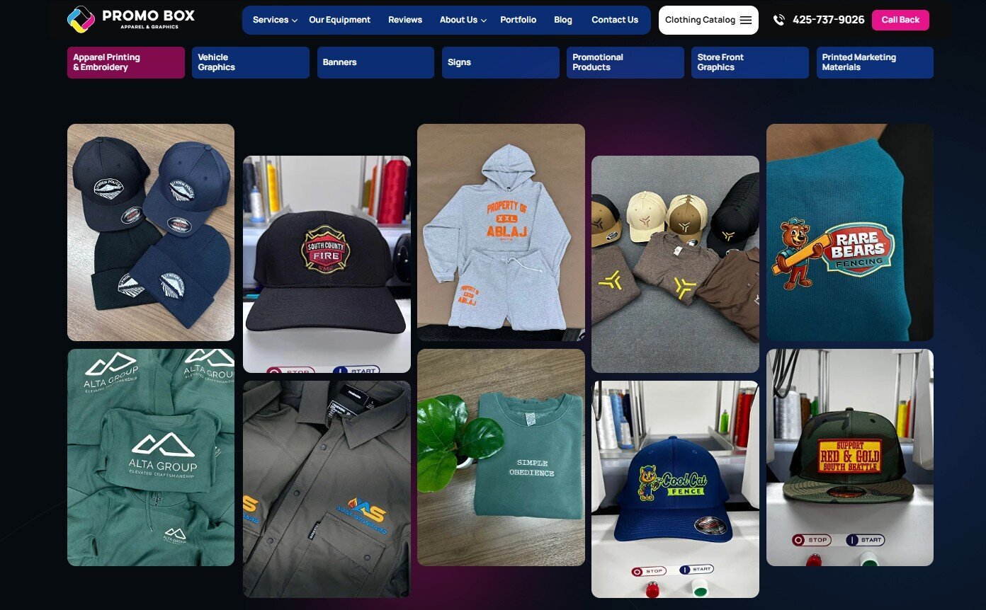 Promo Box LLC is a locally owned branding and visual marketing company based in Everett, Washington.