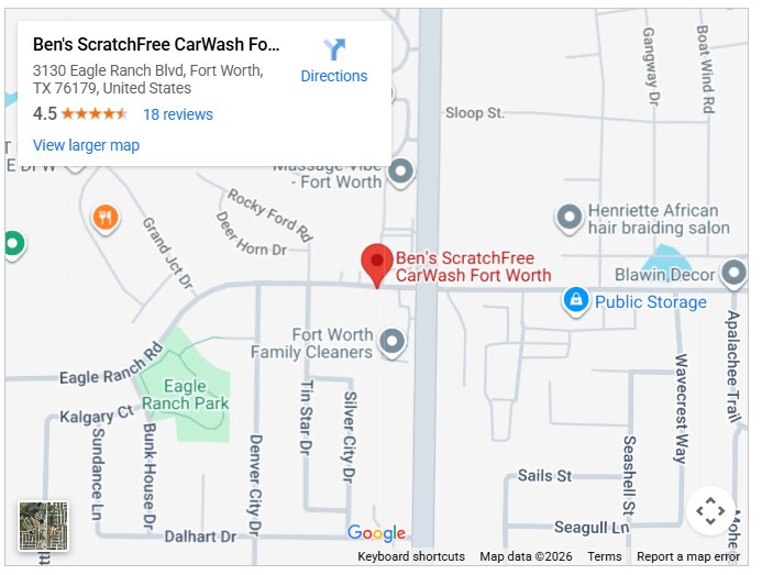 Ben's ScratchFree CarWash Fort Worth