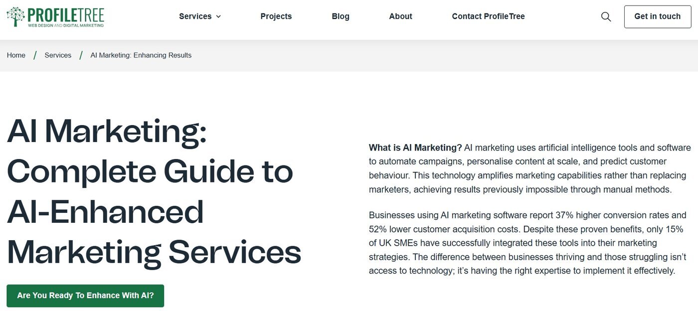 ProfileTree Web Design and Digital Marketing is a Belfast-based digital agency founded in 2011 by Ciaran Connolly and headquartered at the McSweeney Centre, 31 Henry Place, Belfast.