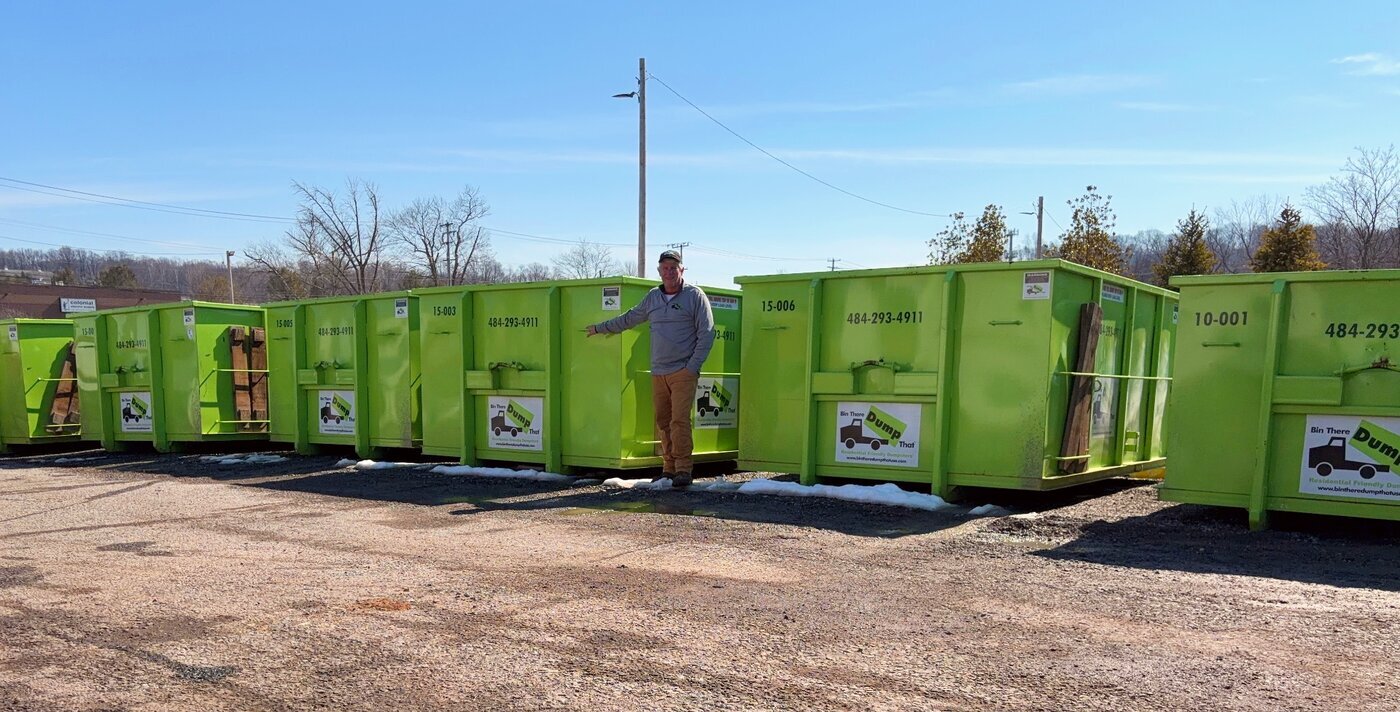 Bin There Dump That – Delaware Valley is a locally owned dumpster rental franchise serving homeowners and contractors across the Delaware Valley.