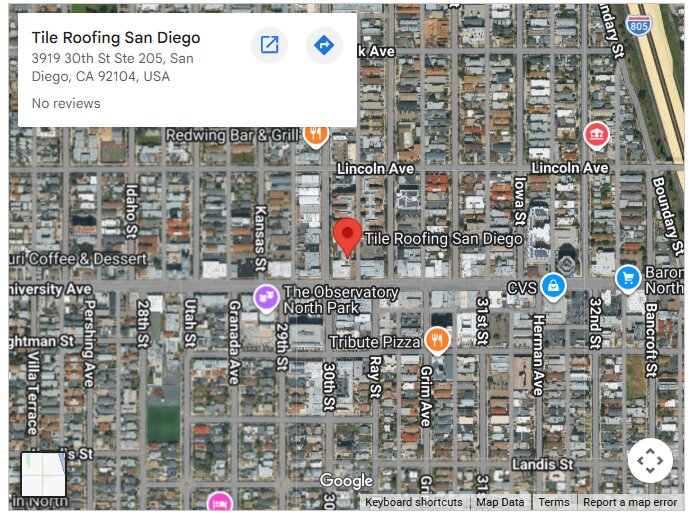 Tile Roofing San Diego